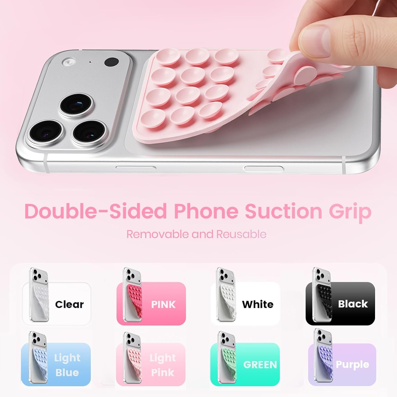 Detalle 2 de Double-Sided Silicone Phone Mount