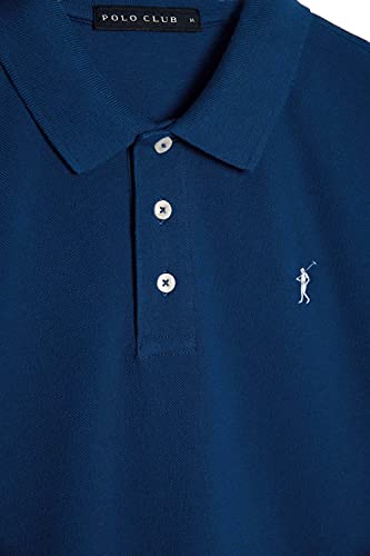 Thumbnail 6 de Polo Club Polo Uomo Manica Corta Regular Fit in Cotone Morbido con Collo Cannetè e Ricamo Rigby Go