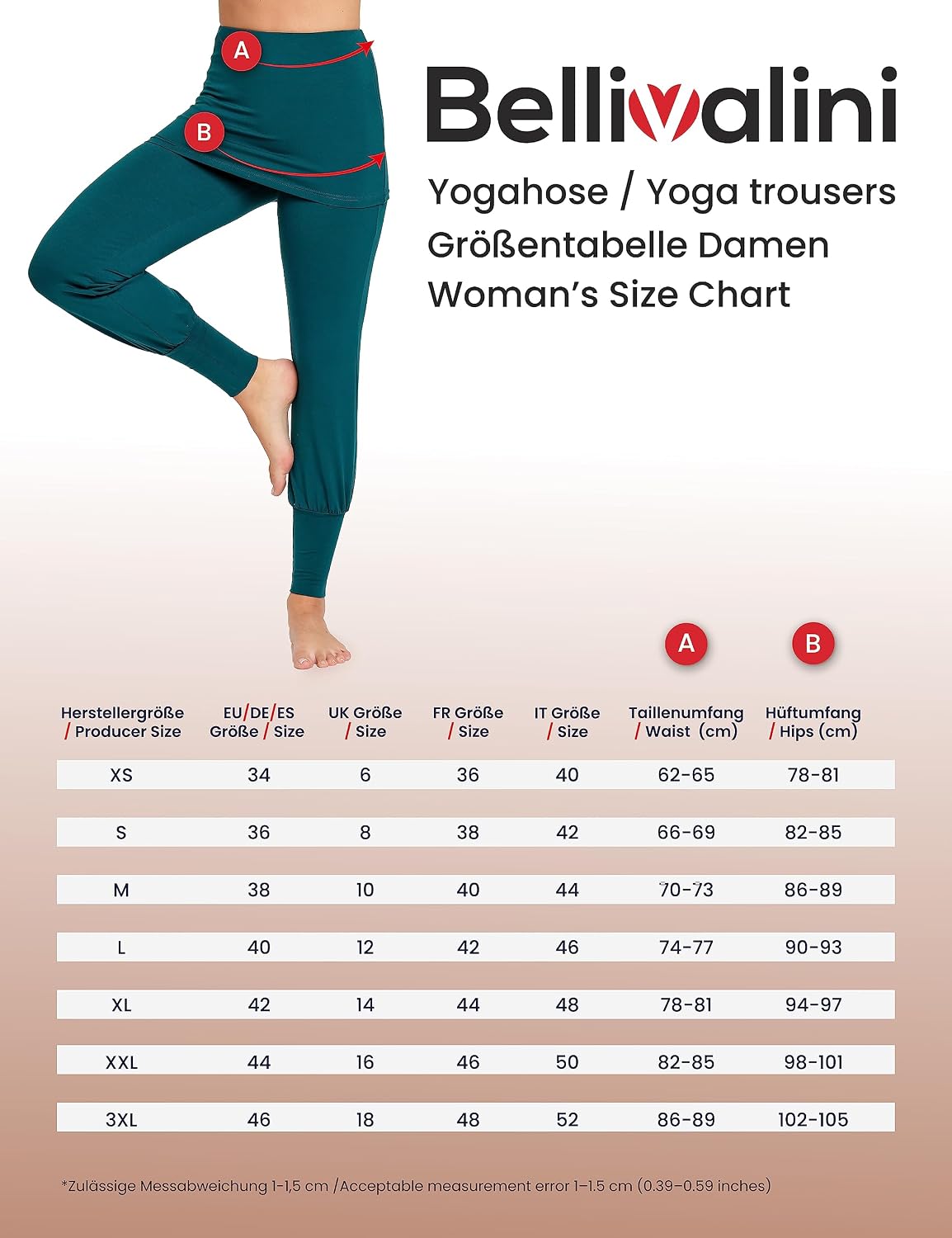 Thumbnail 6 de Bellivalini BLV50-275 Pantaloni estivi yoga