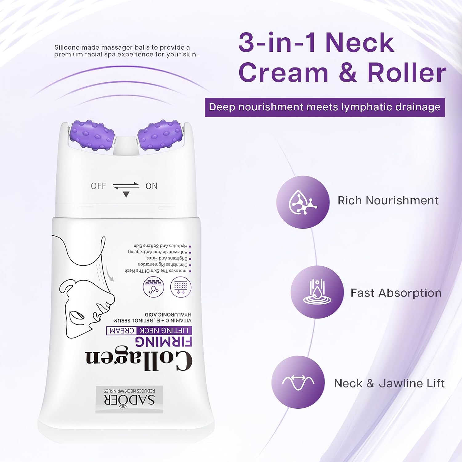 Thumbnail 6 de VRAIKO SADOER Gua Sha Neck Cream reafirmante 2 en 1