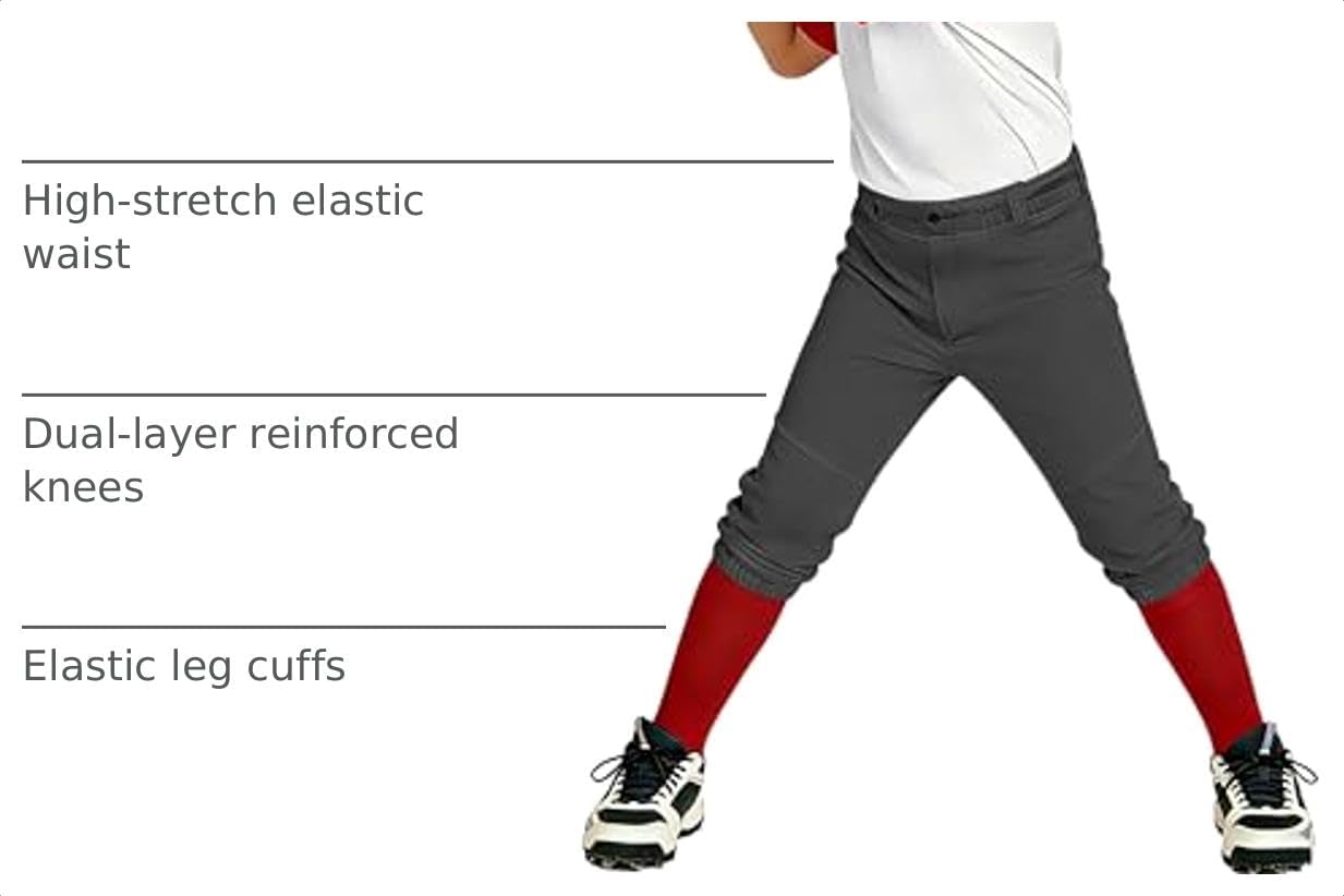 Detalle 2 de MIVEI Toddler Boy Baseball Pants UPF50
