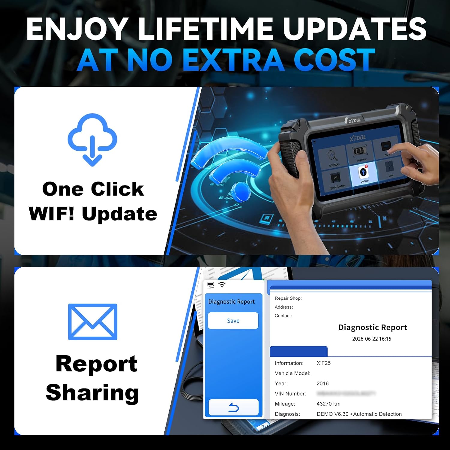 Thumbnail 6 de XTOOL IP500 OBD2 Scanner for Toyota: Full Systems Bidirectional Diagnostic Tool
