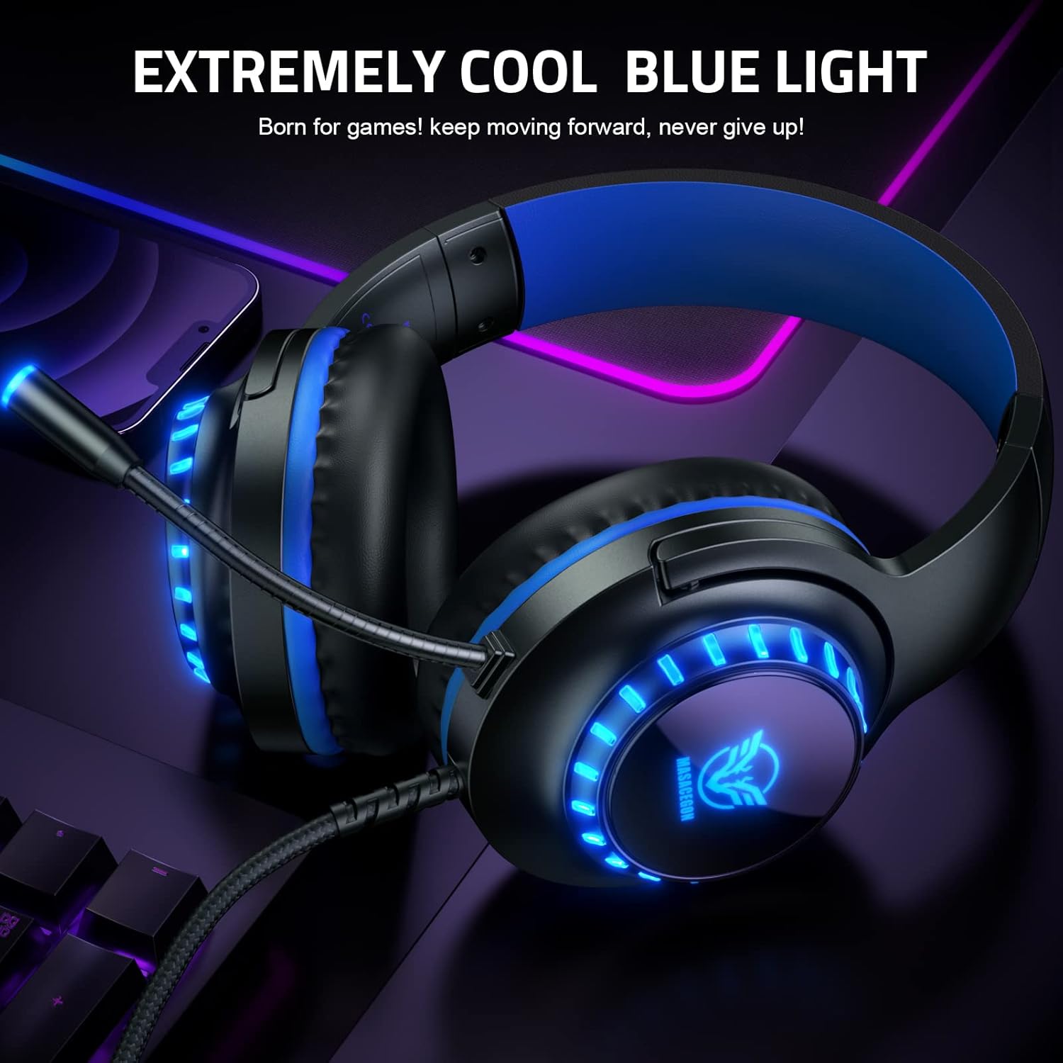 Thumbnail 5 de Pacrate H-11 Gaming-Headset 40 mm