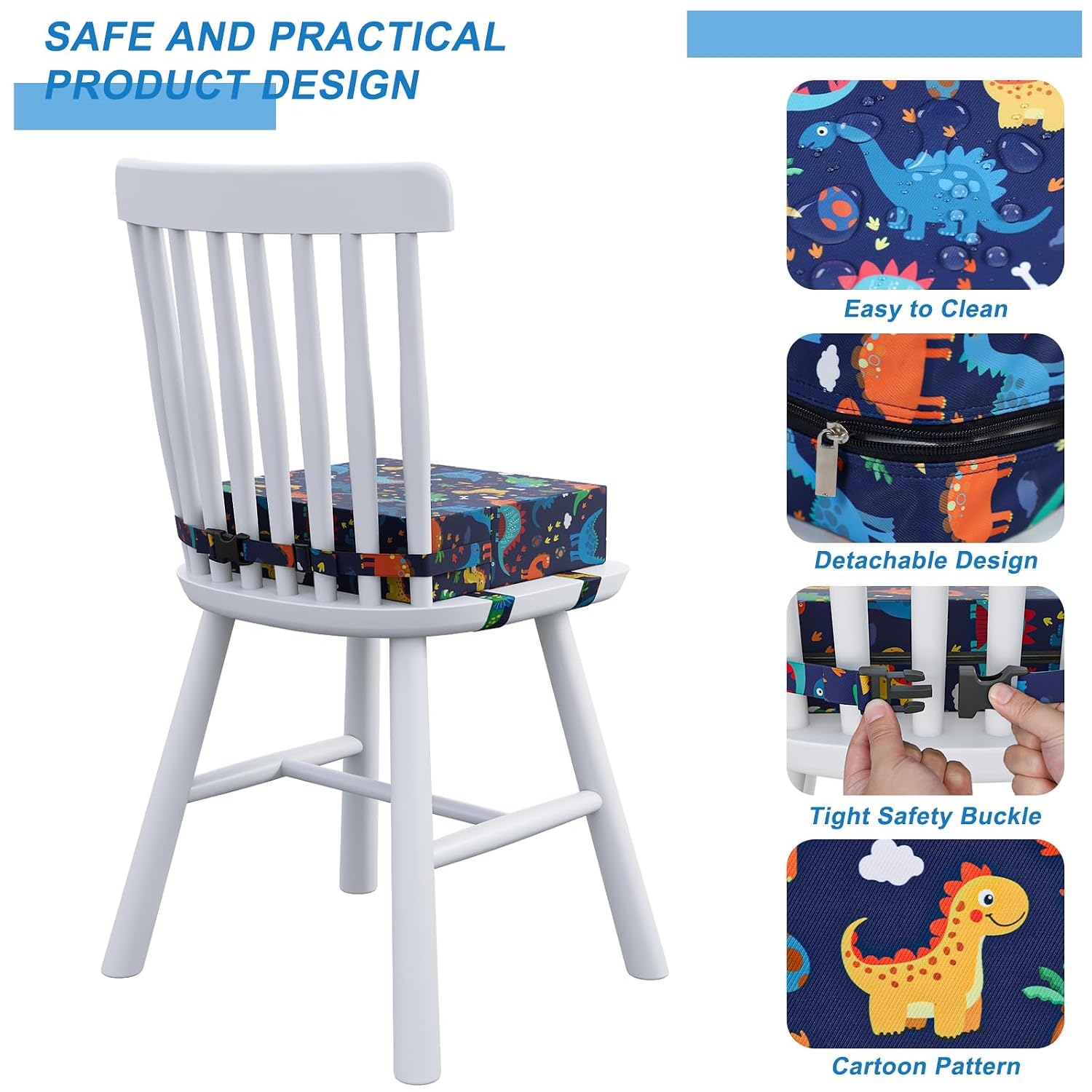 Thumbnail 3 de Capslpad Kindersitzerhöhung 32×32×10 cm – tragbar, waschbar und rutschfest