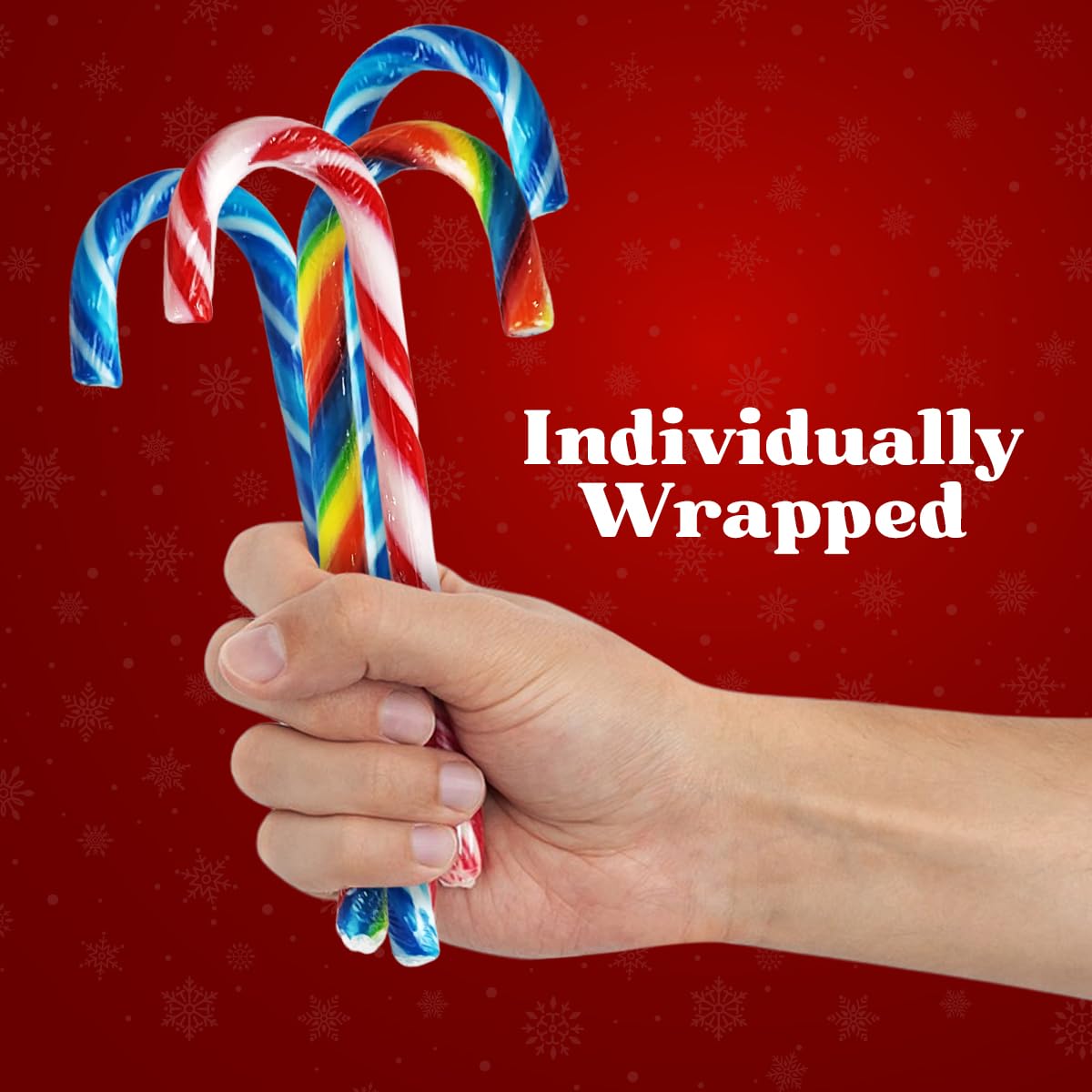 Thumbnail 5 de Yumzo Christmas Candy Canes, 100 Count, Individually Wrapped Assorted Flavors