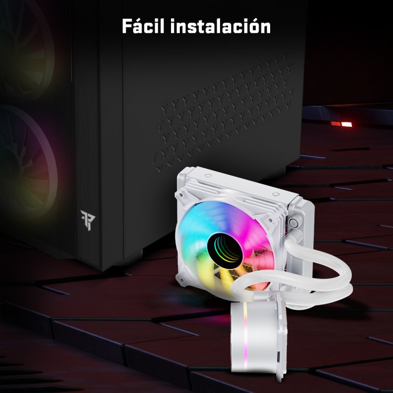 Detalle de Tempest Liquid Cooler 120 ARGB Kit refrigeración líquida 120 mm