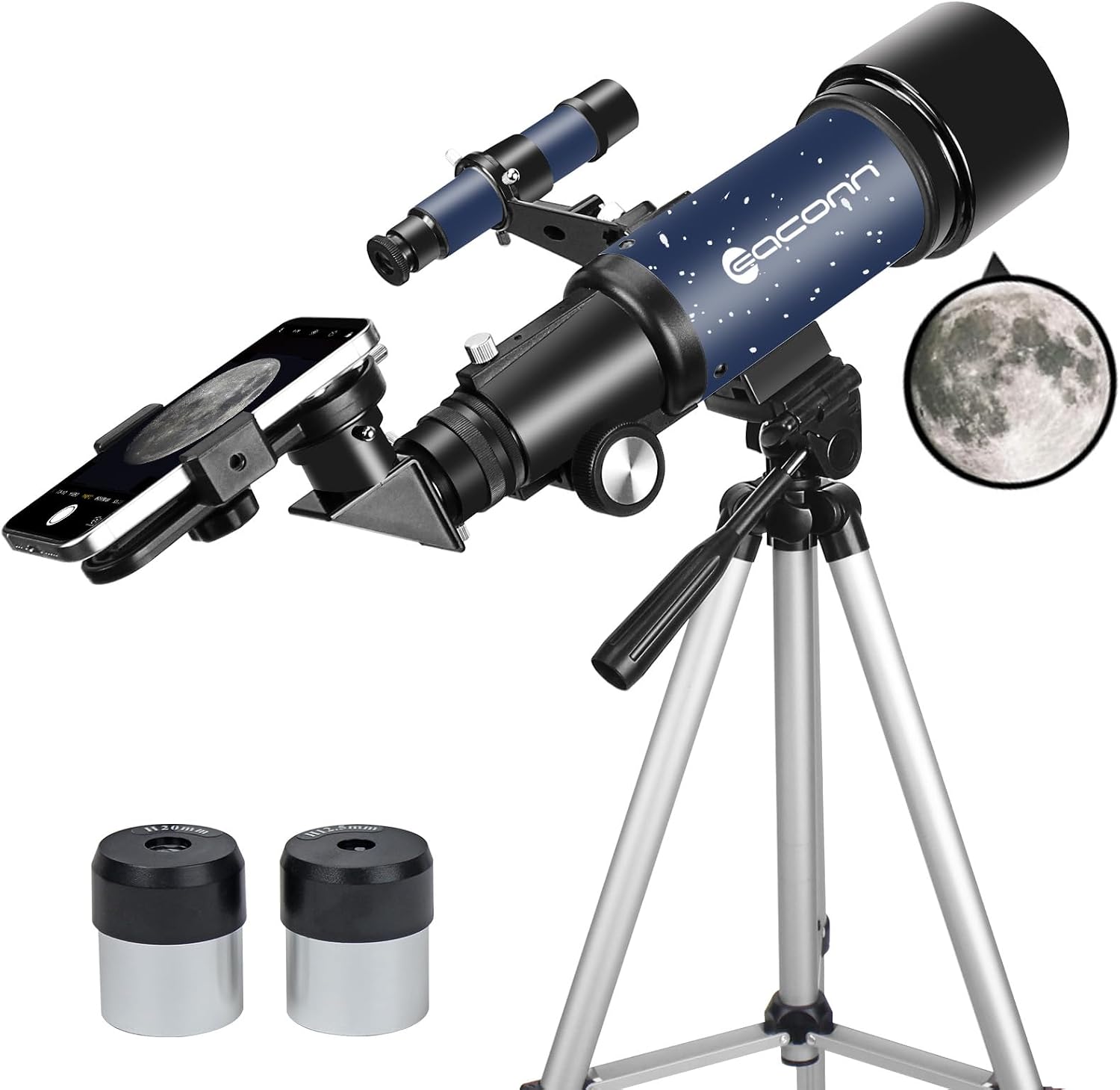 Imagen de Teleskop 70mm Öffnung 400mm AZ Blau en OfertitasTOP