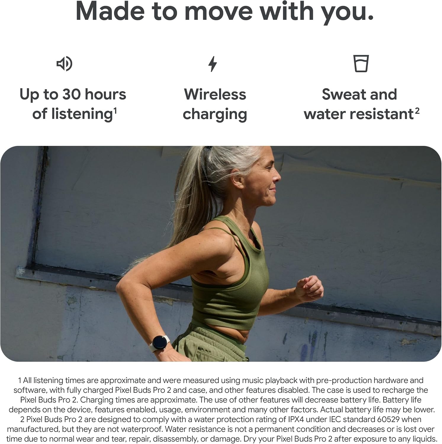 Thumbnail 6 de Google Pixel Buds Pro 2 Noise-Cancelling Earbuds, Peony, Up to 31 Hours with Case