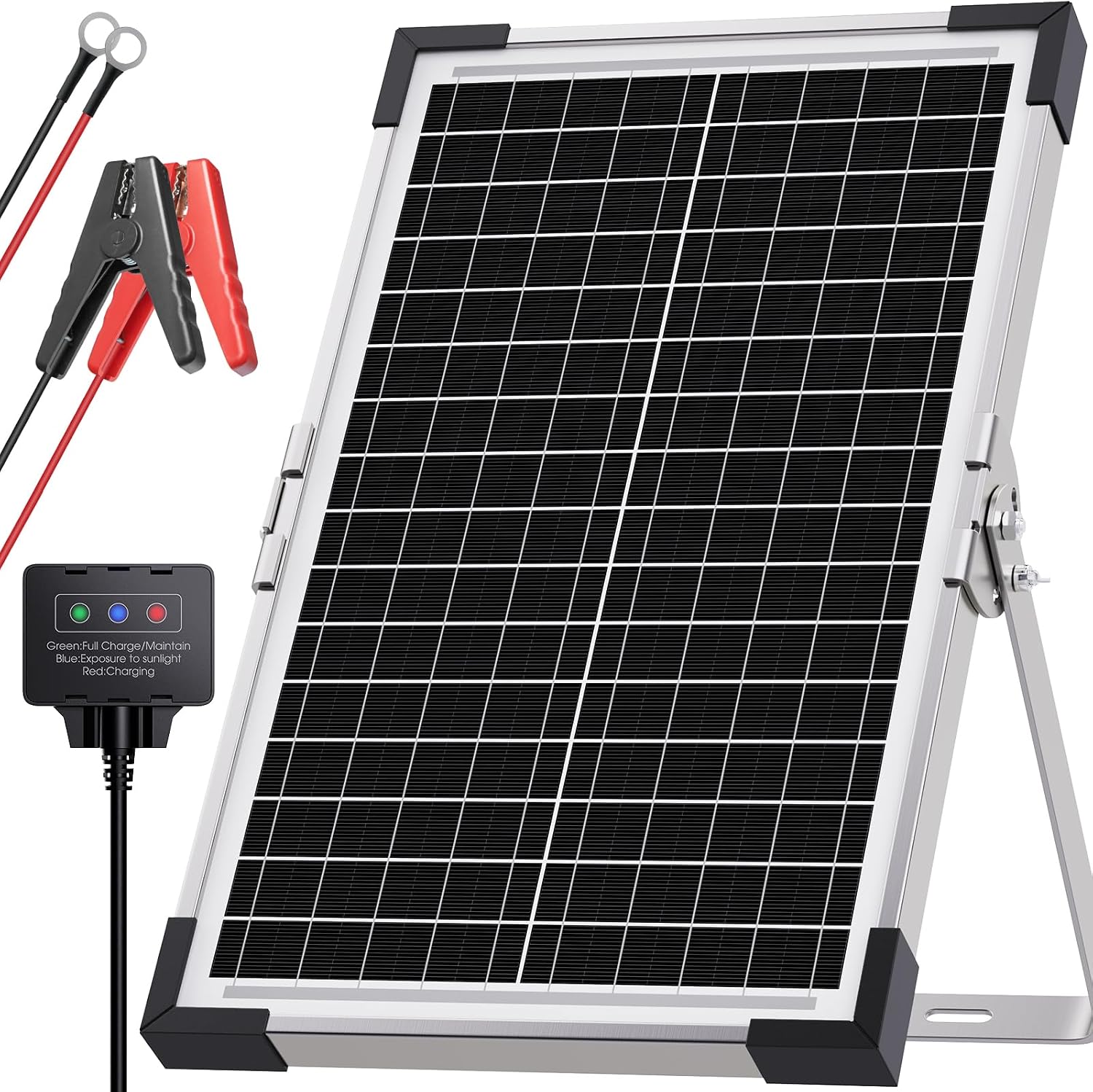 Detalle de Callsun CS-DB7.5W 7.5W 12V Solar Battery Maintainer with IP68 Panel