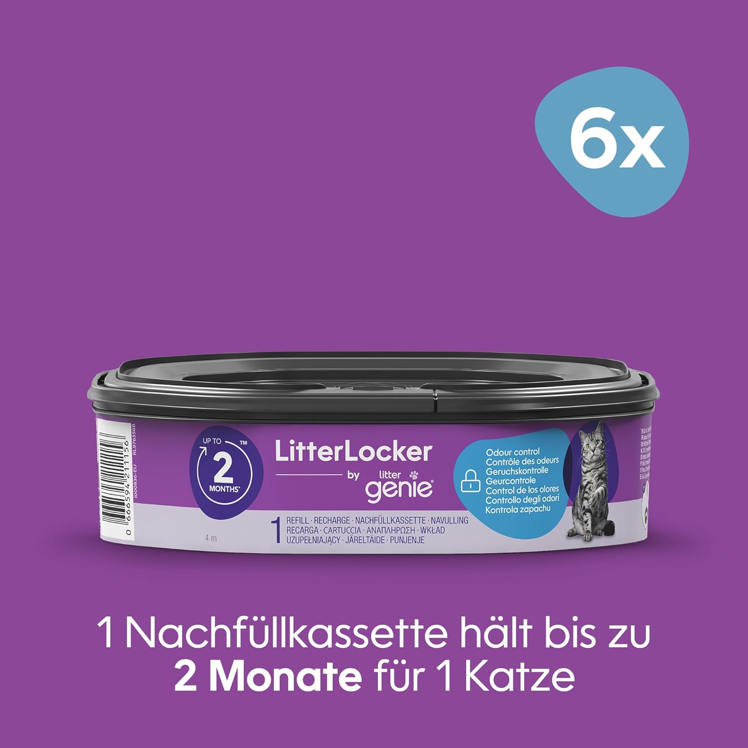 Thumbnail 6 de Litter Genie LitterLocker confezione da 6 ricariche con pellicola antiodore