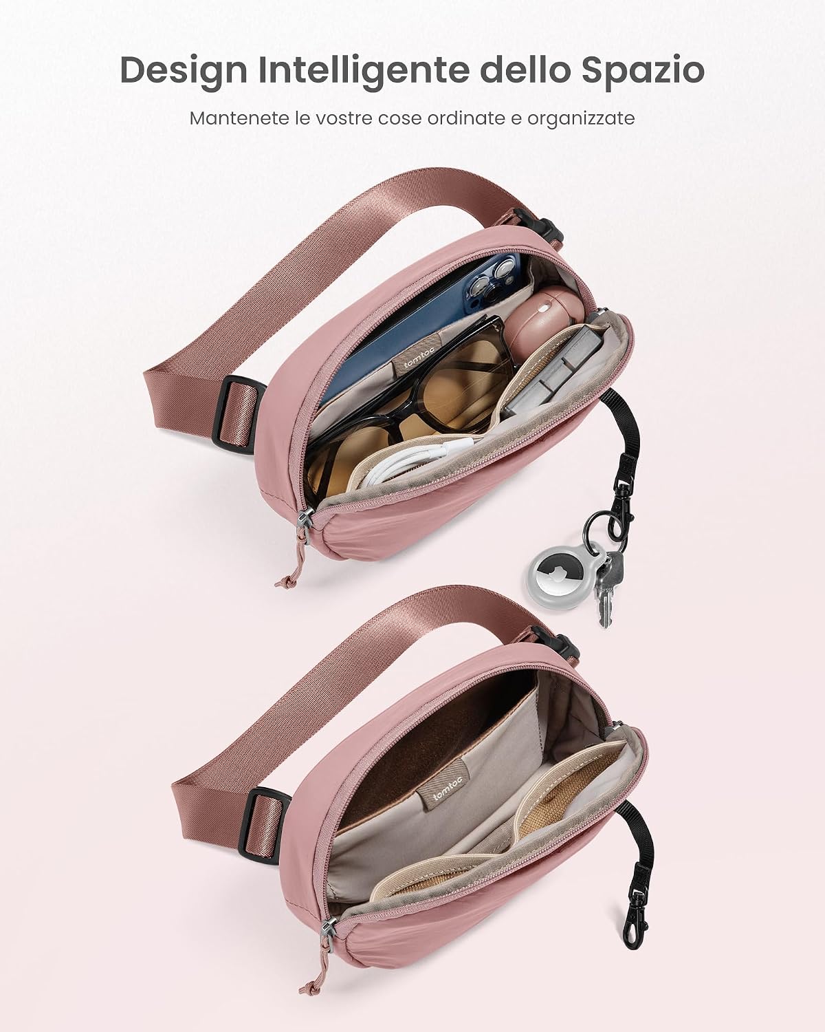Detalle de tomtoc Borsa a Tracolla Marsupio 1,5 L