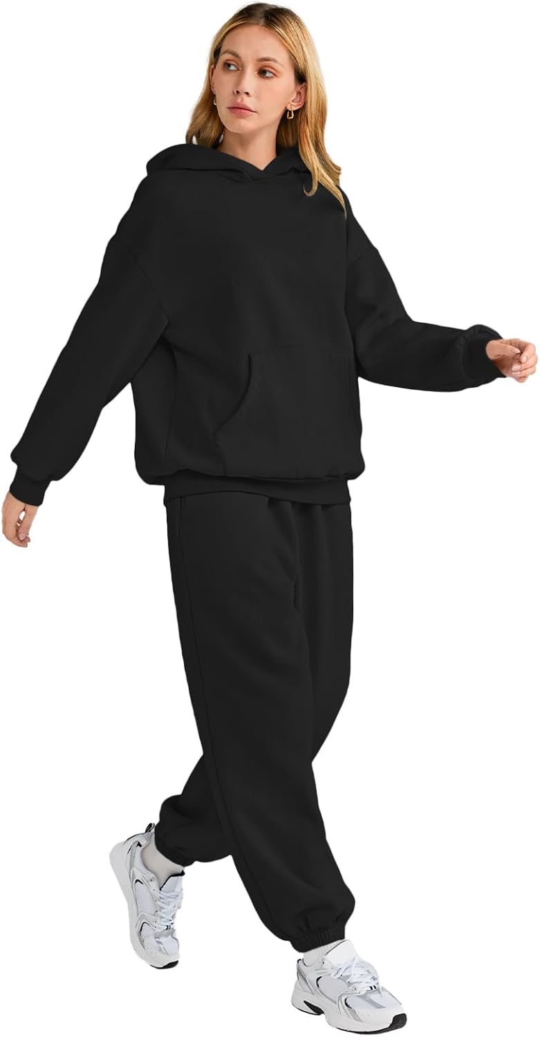 Thumbnail 3 de AUTOMET Women's 2-Piece Lounge Hoodie Sweatsuit Set (Plus Size)