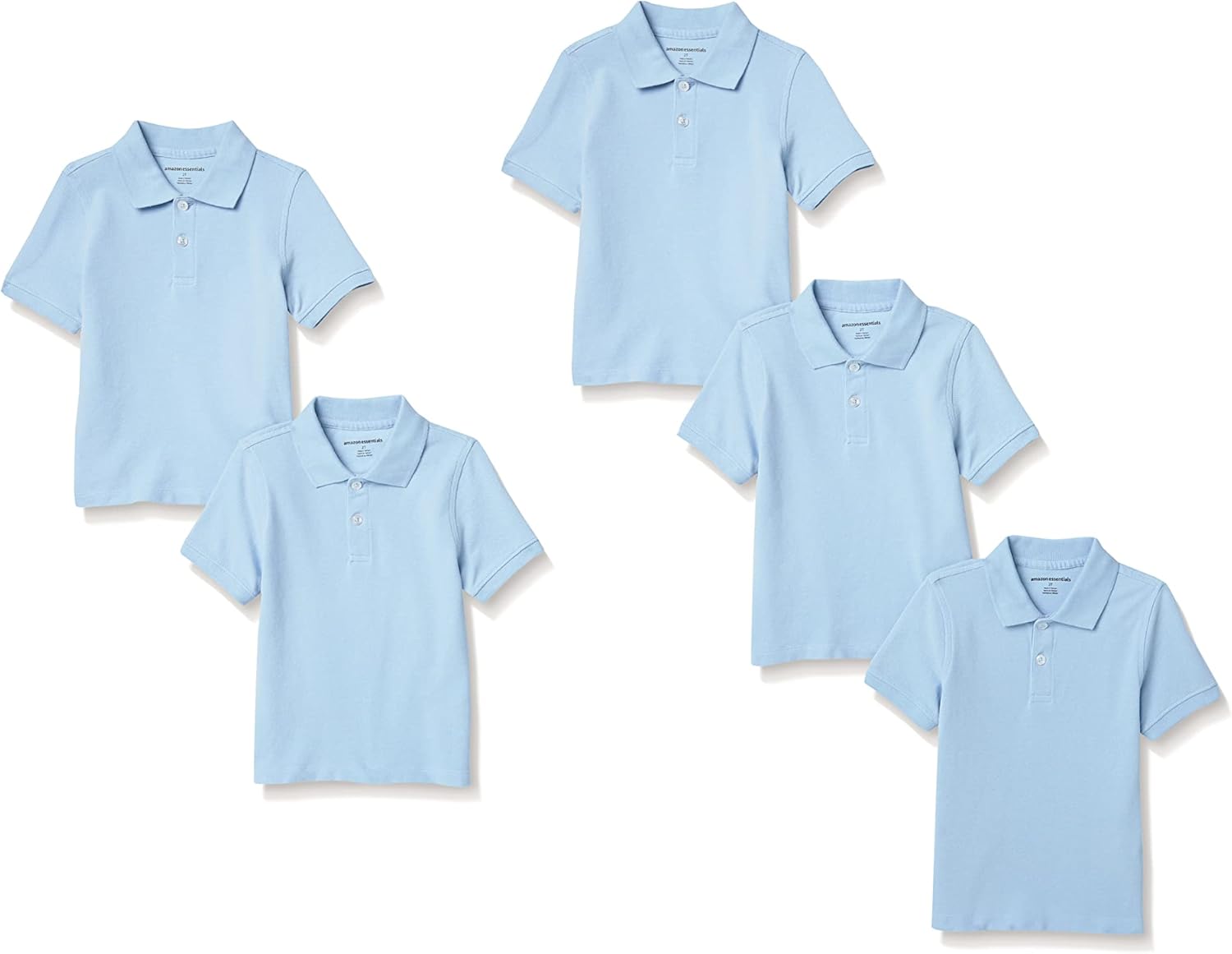 Thumbnail 5 de Polo in piqué Amazon Essentials per bambini e ragazzi, maniche corte per uniforme scolastica