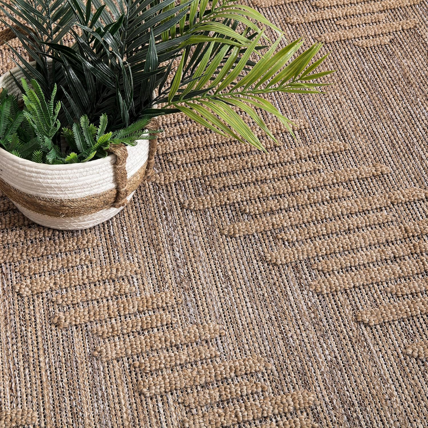 Thumbnail 3 de Paco Home Alfombra Boho Chic Floral 160x220cm Beige 🌺