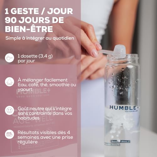 Thumbnail 3 de HUMBLE+ Créatine Glow Age-Well Monohydrate + B6 & B12 – 310 g