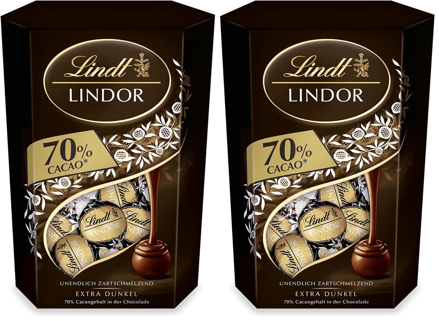 Thumbnail 6 de Lindt LINDOR Cornet Dark 70% – 500 g mit 38 Kugeln