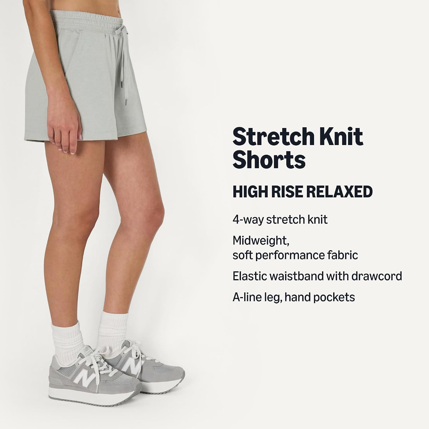 Detalle 2 de Amazon Essentials Women's Athletic Soft Performance Lightweight Stretch Workout Shorts