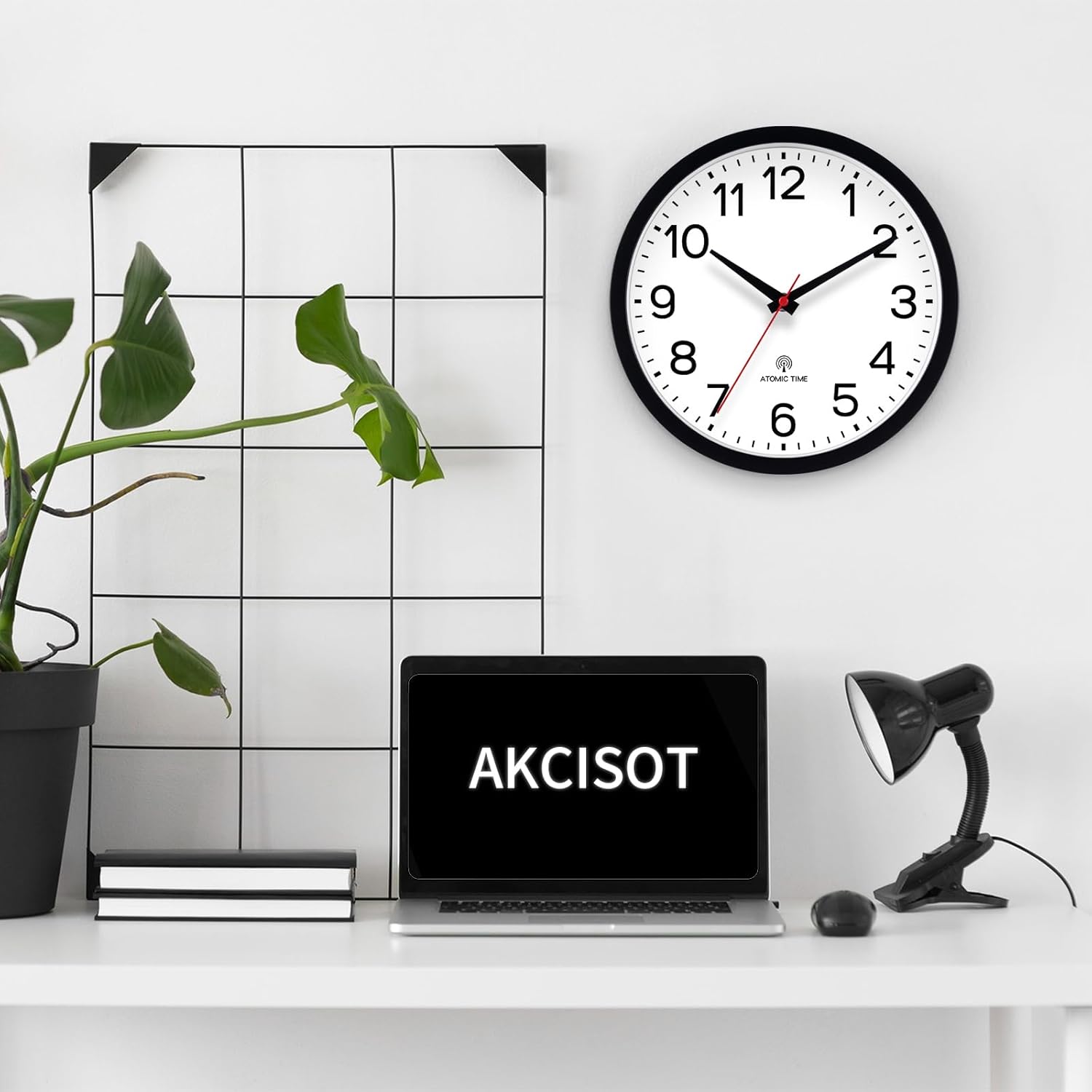 Thumbnail 5 de AKCISOT Atomic 12 Inch Wall Clock