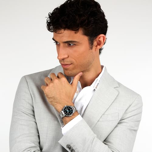 Detalle de Trussardi Orologio Uomo Tempo Data 40 mm – Collezione T‑Bridge