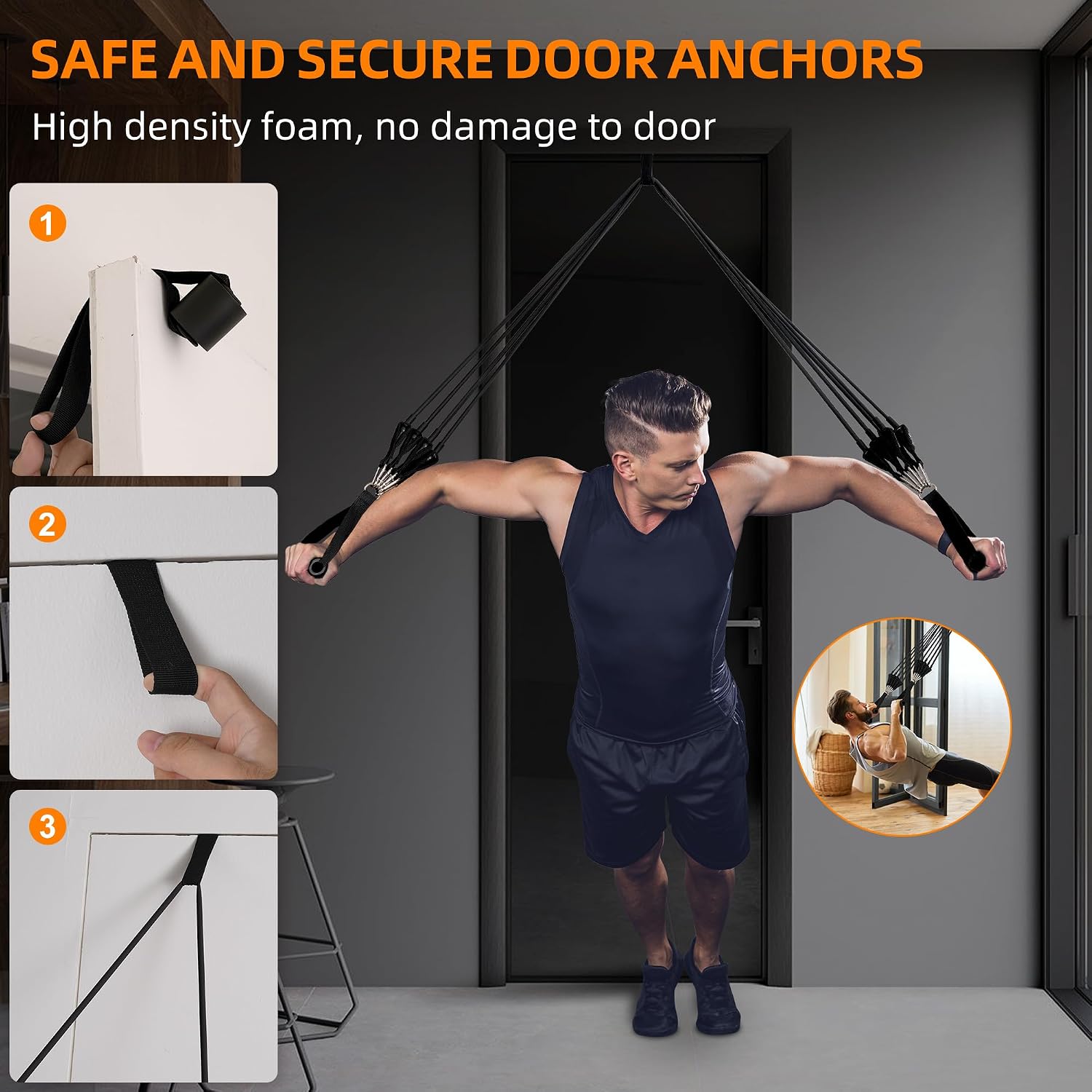 Thumbnail 2 de RealPlus Resistance Bands Set for Home Workouts