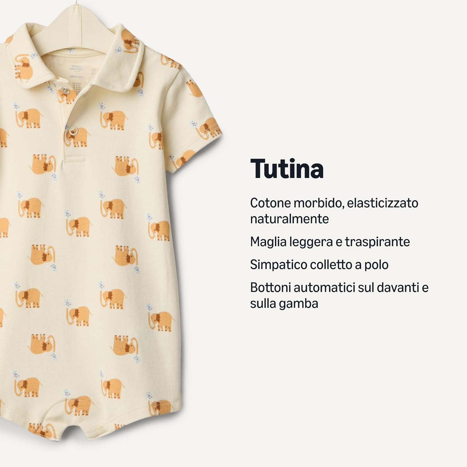 Thumbnail 2 de Tutina polo in cotone bimbo Amazon Essentials x Sofia Grainge (pacco da 2)