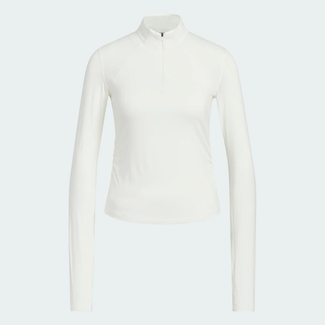 Thumbnail 3 de Camiseta entallada de manga larga Adidas – color blanco