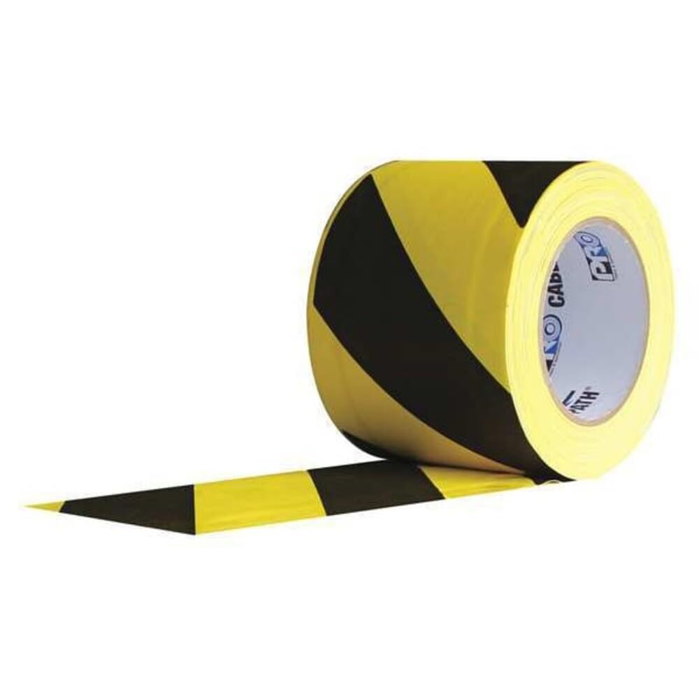 Detalle de ProTapes Cable-Path-12.5-4x30-BY Gaffer's Tape, 4" Black and Yellow