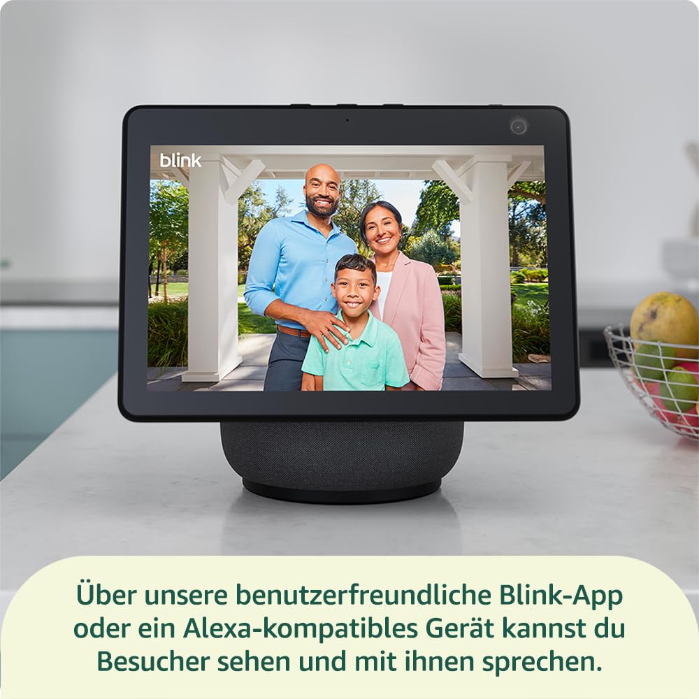 Detalle 2 de Blink Videotürklingel | Einzelgerät – Kopf- bis Fuß-Aufnahme in HD, 2 Jahre Batterielaufzeit, IP65, Alexa-Kompatibilität