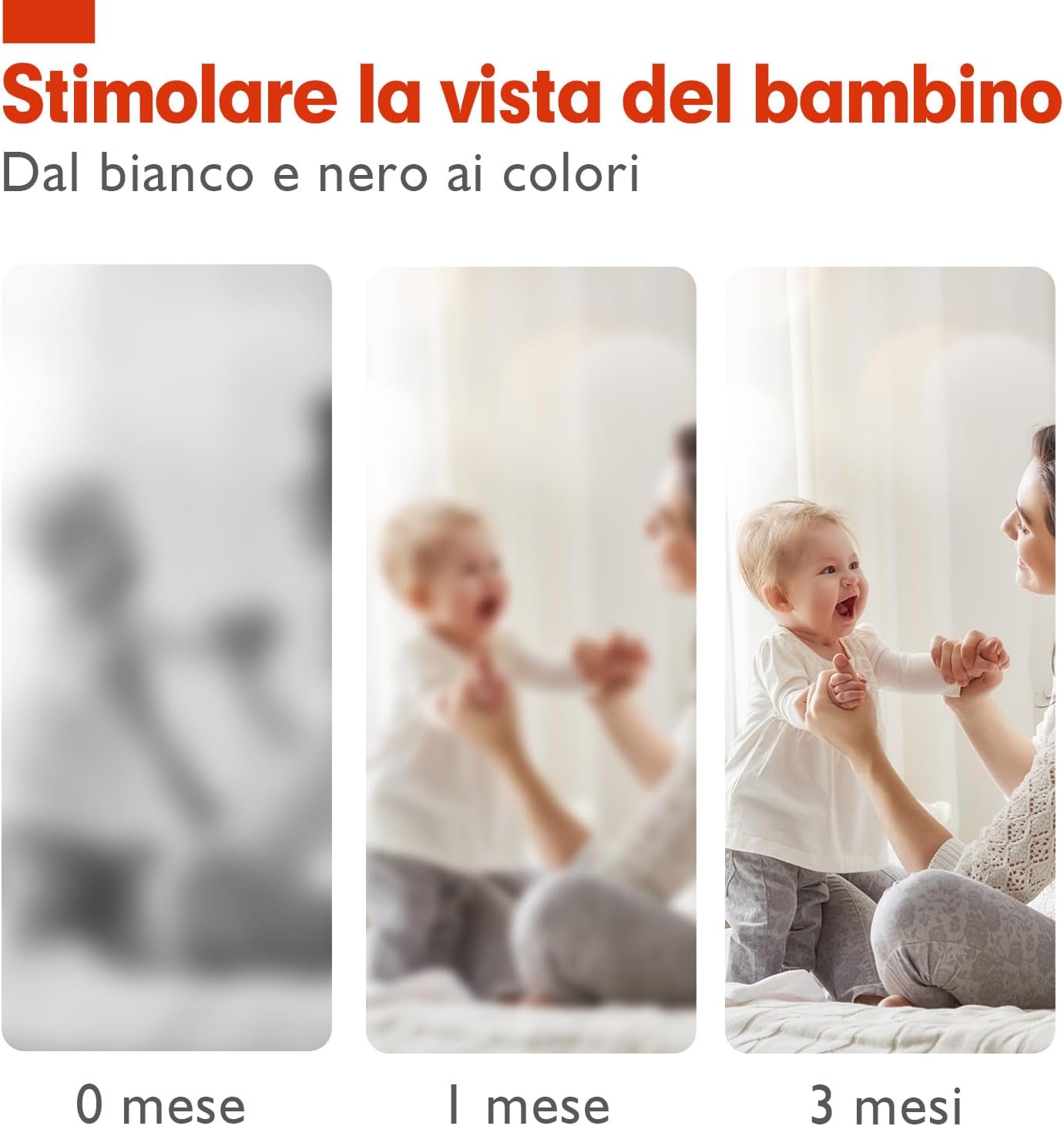 Thumbnail 5 de hahaland Carta Stimolazione Sensoriale Visiva neonati (flash cards neonati) bianco/nero alto contrasto, 20 pezzi