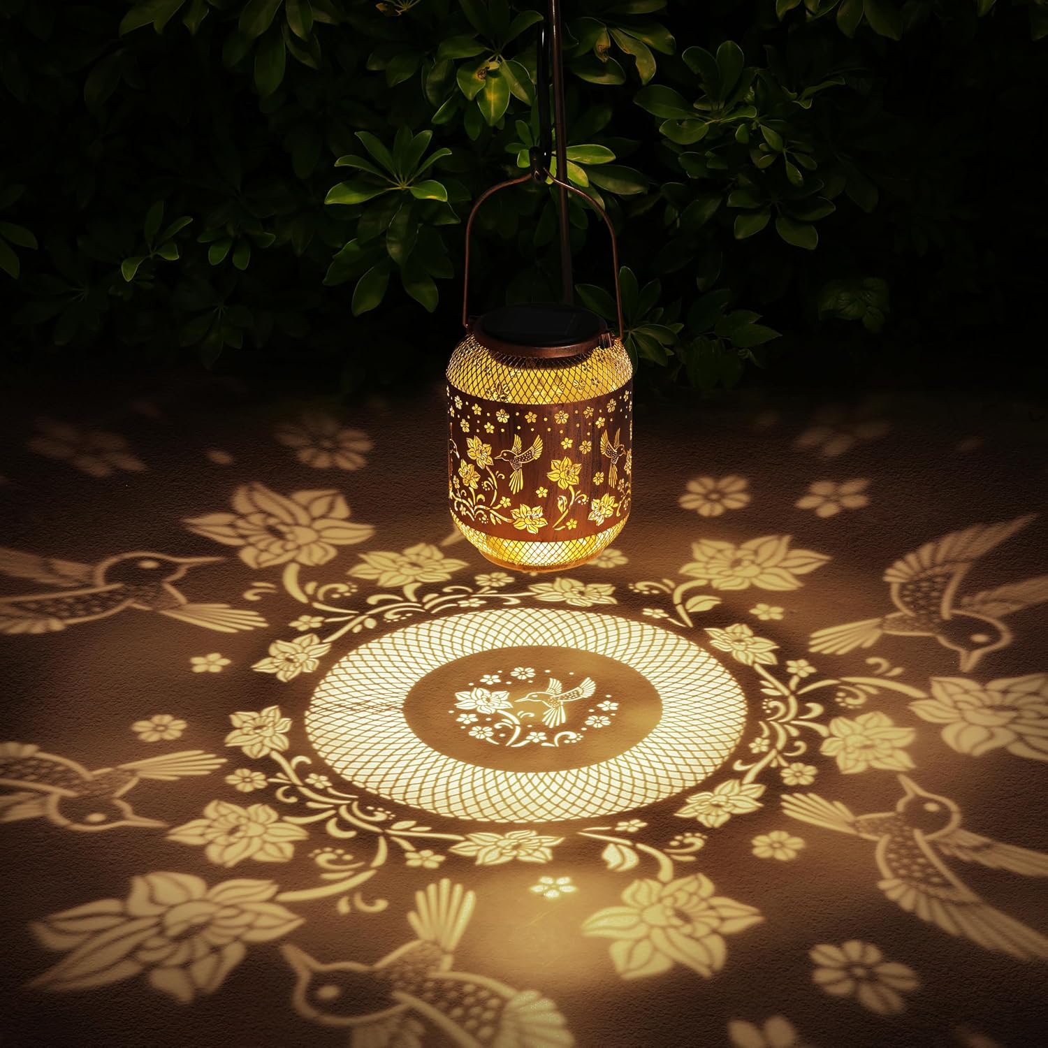 Detalle 2 de Hummingbirds Solar Lanterns 2-Pack โ Outdoor Hanging Lights ๐ฎ