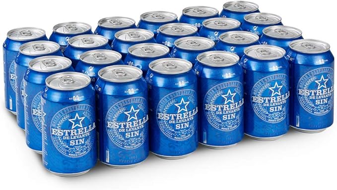 Detalle de Estrella Levante Cerveza Sin Alcohol 24x330ml 🍺