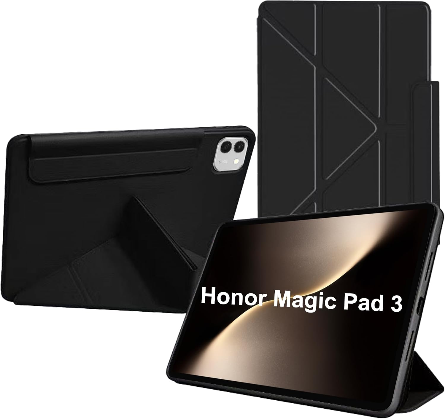 Detalle de Fitudoos Hülle für Honor Magic Pad 3 13.3" – Ultra-dünn, Standfunktion, Automatischer Schlaf/Wachmodus, Schwarz