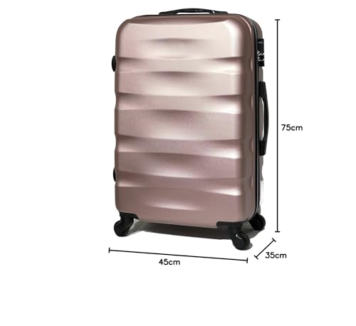 Thumbnail 6 de CELIMS Valise Moyenne 65 cm Rose Gold – ABS rigide, 8 roues et coffre-fort avec cadenas
