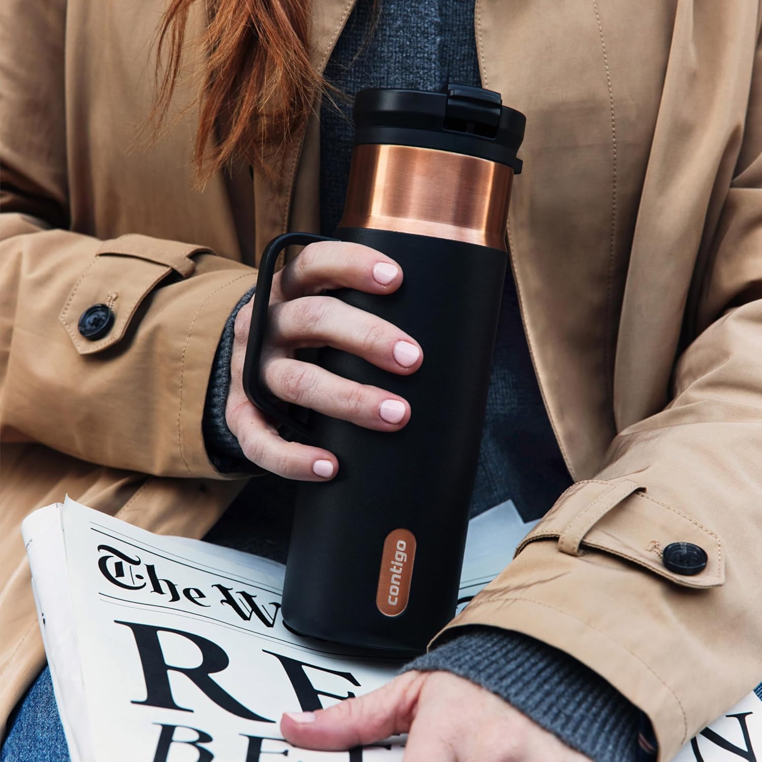 Detalle de Contigo Stainless Steel Water Bottle, 20 oz