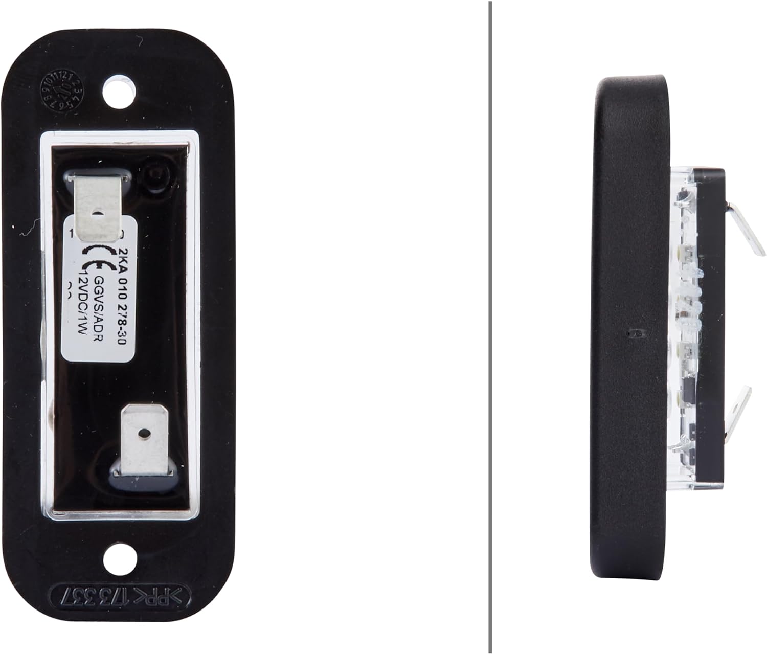 Thumbnail 5 de Luce targa LED HELLA 2KA 010 278-311 – 12V, montaggio interno/esterno, telaio nero