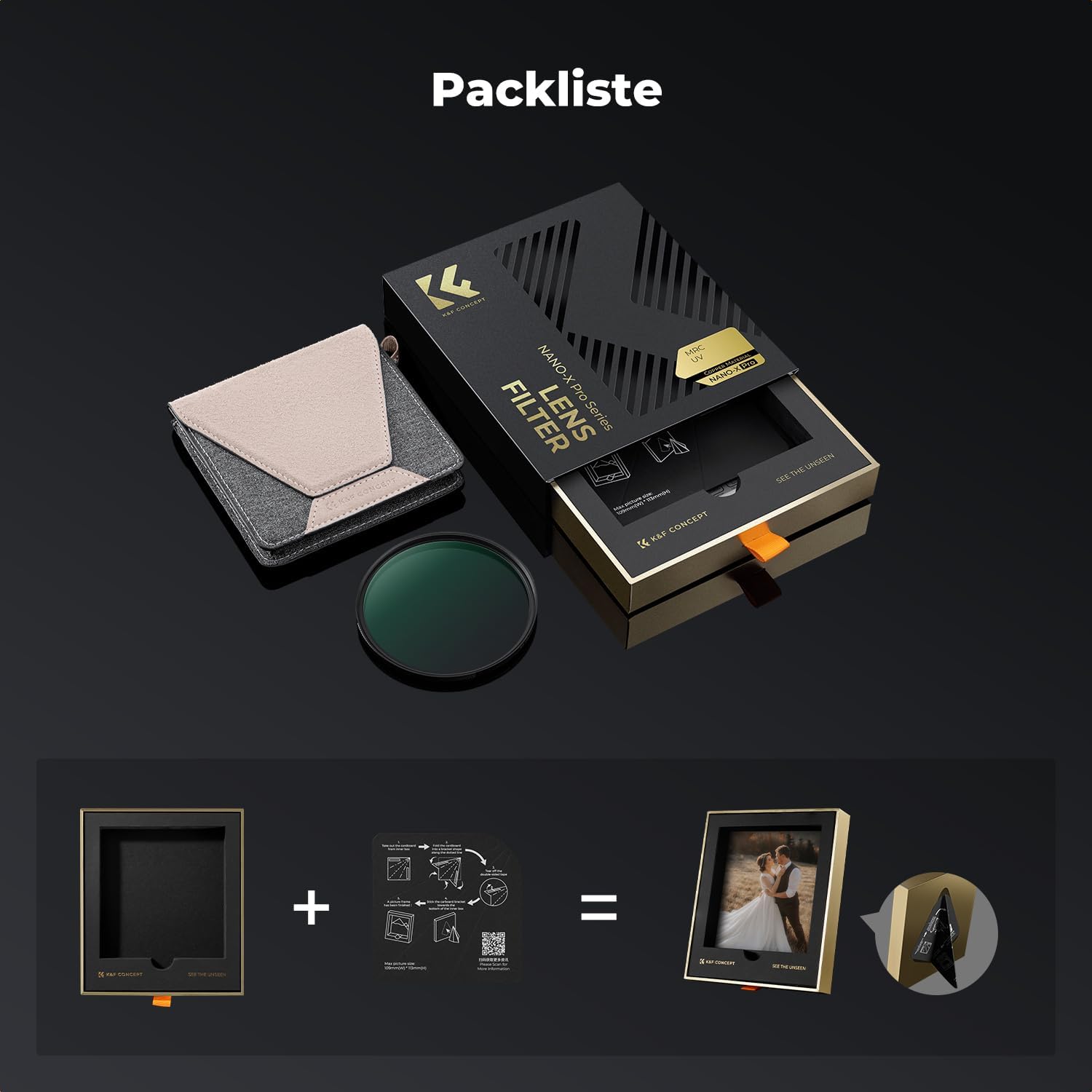 Thumbnail 6 de K&F CONCEPT Nano-X PRO MC UV Filter 82 mm