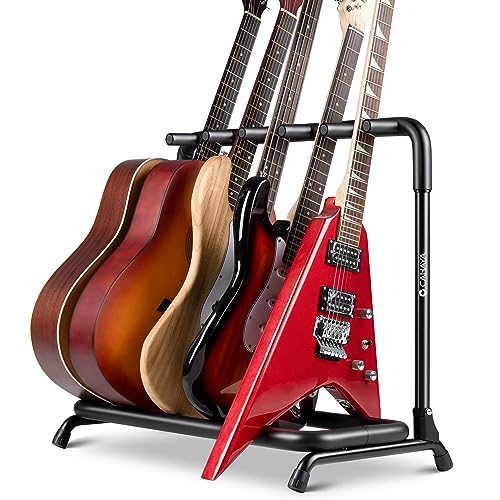 Detalle de CAHAYA CY0345 Guitar Stand: Foldable 5-Guitar Display Rack