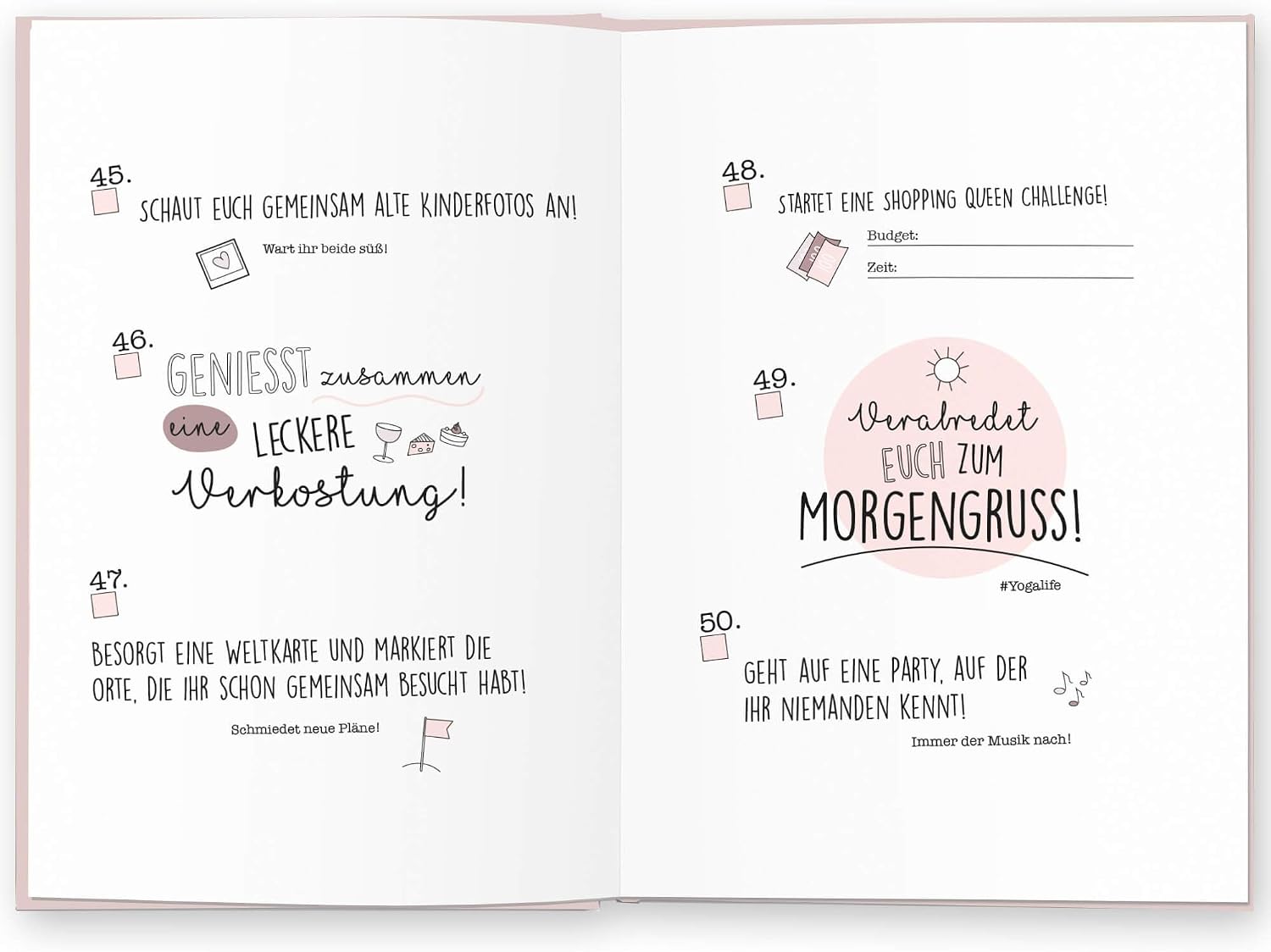 Detalle 1 de Cupcakes & Kisses Bucket List Buch 160 Aufgaben