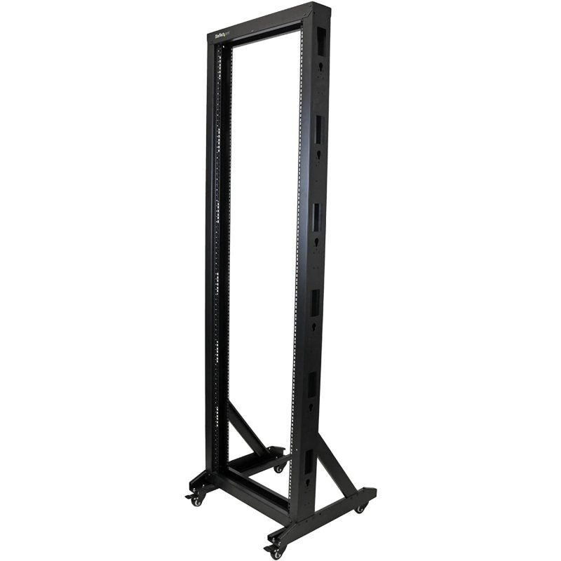 Detalle de StarTech 2POSTRACK42 Armario rack 42U con ruedas 🖥