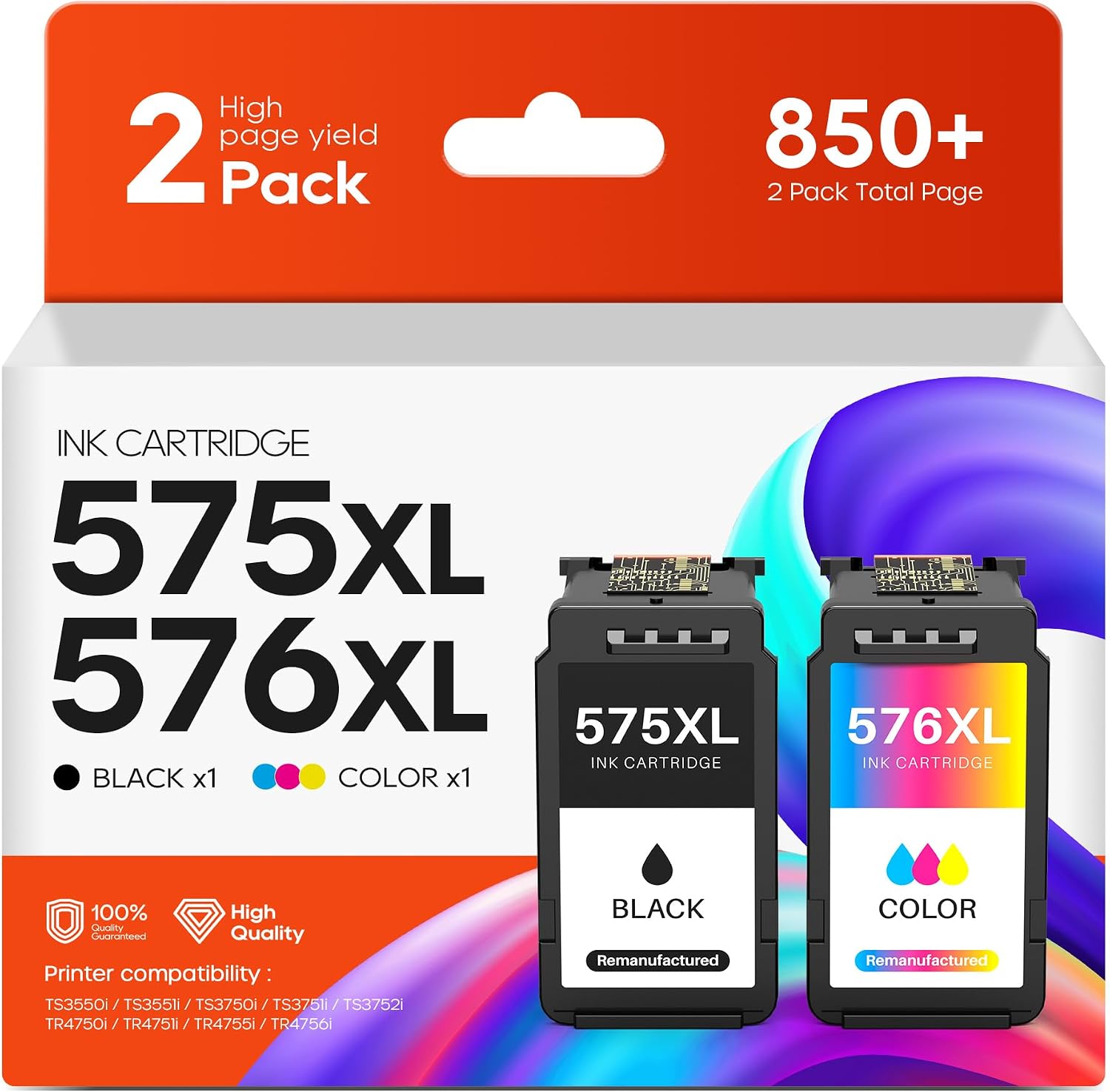 Imagen de Skydo PG-575XL CL-576XL: Cartucce di Ricambio per Canon PIXMA (575XL/576XL) – Prestazioni affidabili en OfertitasTOP