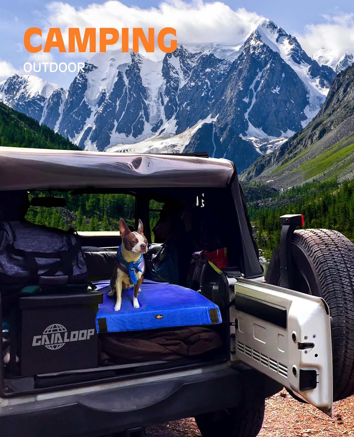 Thumbnail 5 de GAIALOOP Extra Thick 4-Inch Memory Foam Camping Mattress