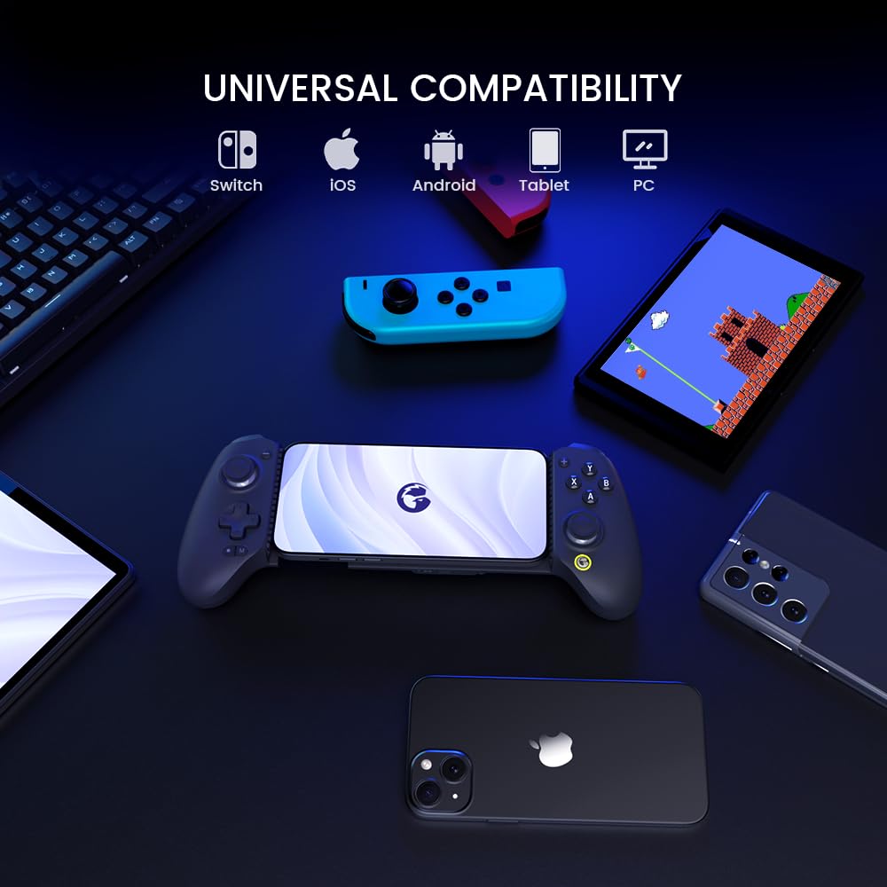 Thumbnail 1 de GameSir G8 Plus Bluetooth Mobile Game Controller (Hall Effect) for Switch, iOS, Android & Tablets