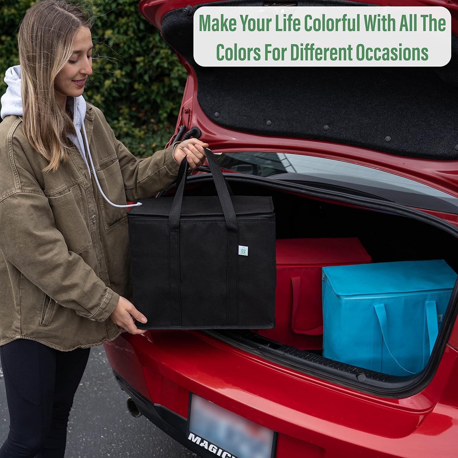 Thumbnail 6 de Veno 3 Pack insulated reusable grocery bags