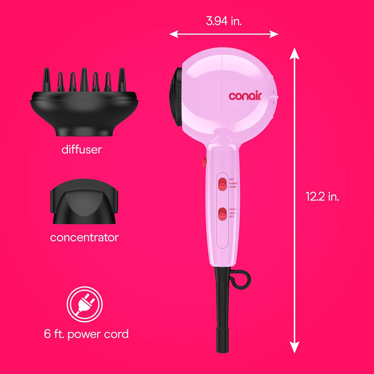 Detalle de Conair Hair Dryer 1875W
