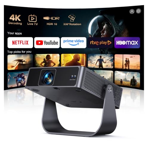 Detalle de Proyector Portátil PUTRIMS 4K con Apps Integradas, Netflix Ready y HDR10