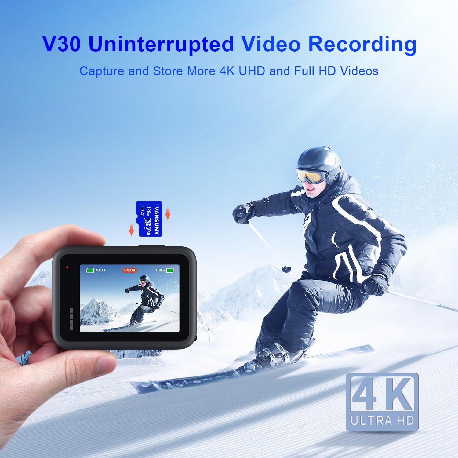 Thumbnail 3 de Vansuny 128GB microSDXC Card with SD Adapter — A practical upgrade for everyday devices