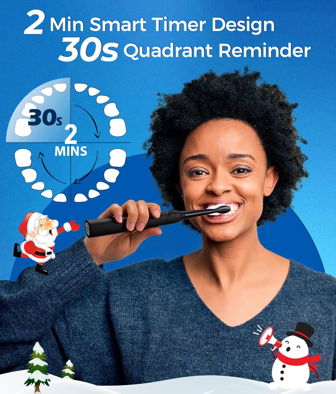 Thumbnail 6 de Sonic Toothbrush 40000 VPM with 8 Heads