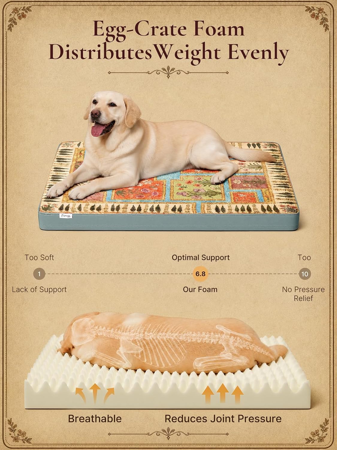 Detalle de Exsnugy Dog Bed 47-inch