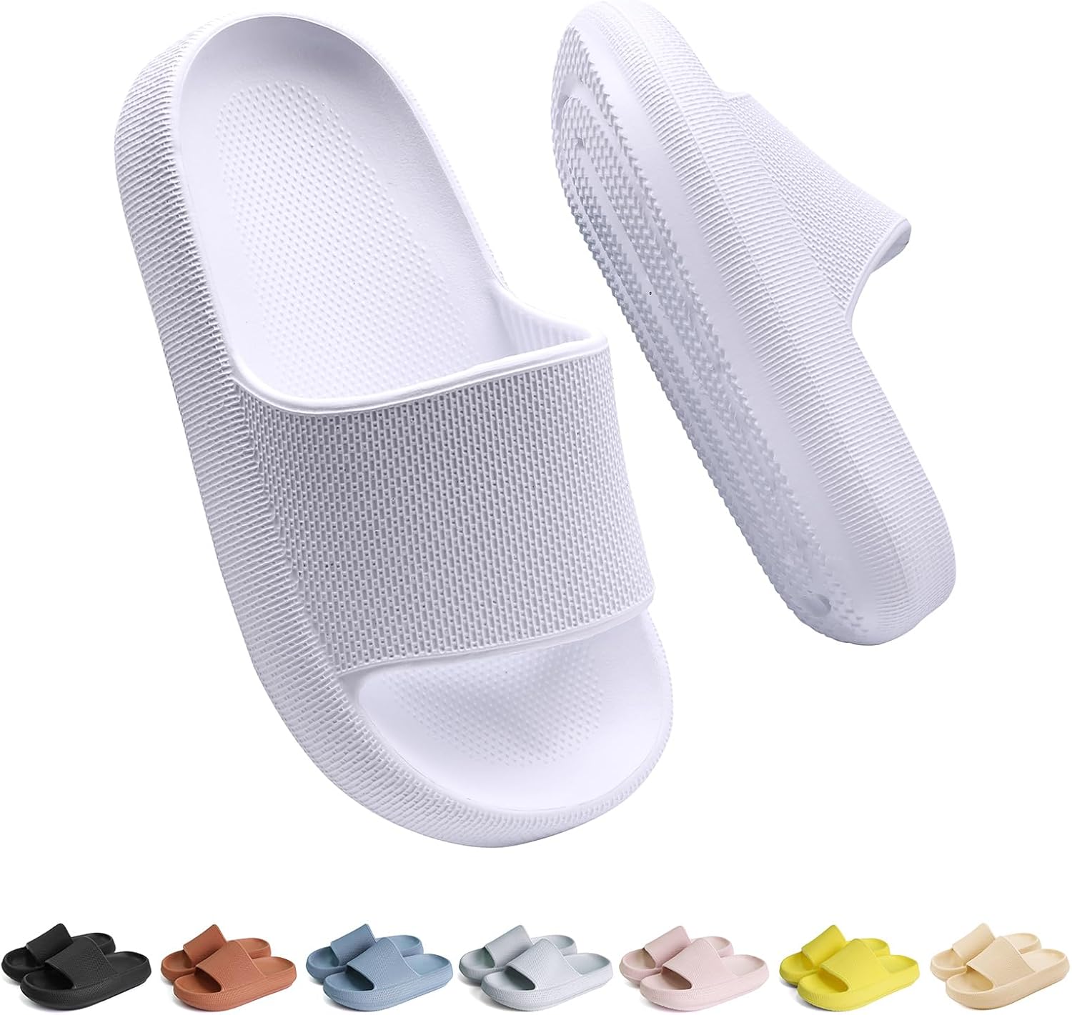 Detalle de Buwege Unisex Kinder Badelatschen – Cozy Slides mit rutschfester Sohle (EU 29–37)