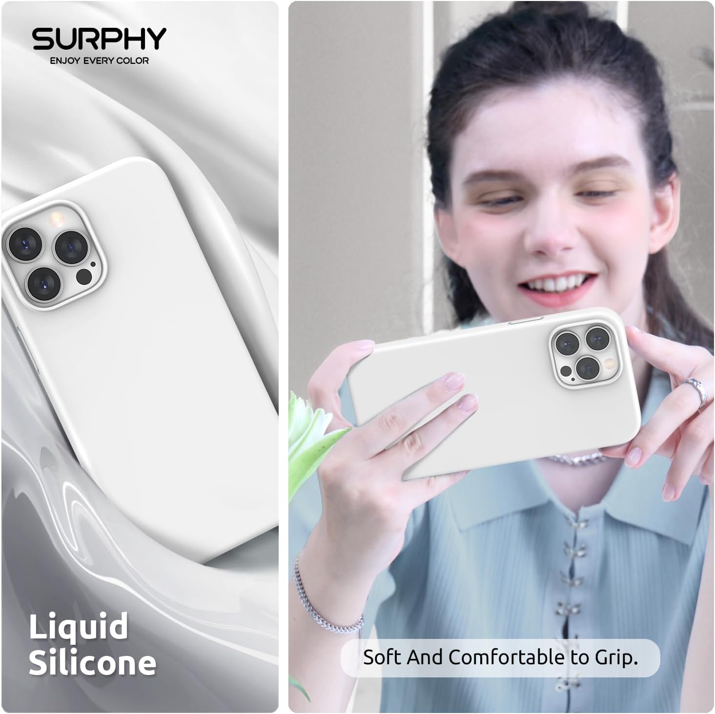 Thumbnail 6 de SURPHY Magnetic Case for iPhone 14 Pro 6.1" with Screen & Camera Protectors